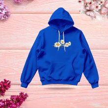Premium Comfortable Stylish (Sunflower–blue) Ladies winter hoodie