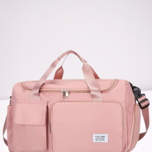 Fashionable Large Capacity Travel & Gym Bag – Pink