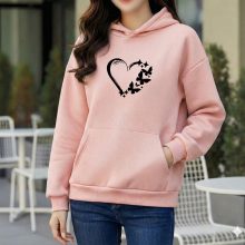 Premium Comfortable Printed Ladies Winter Hoodie