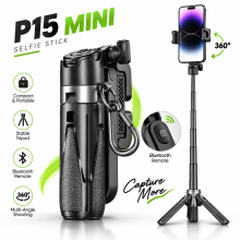 P15 Mini 3-in-1 Selfie Stick Tripod